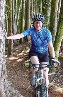 Lean on me: The challenge is what you make it. Author Leta Burechalio takes a break.